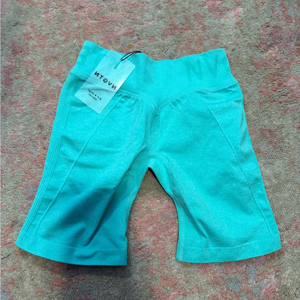 NVGTN Turquoise Activewear Shorts